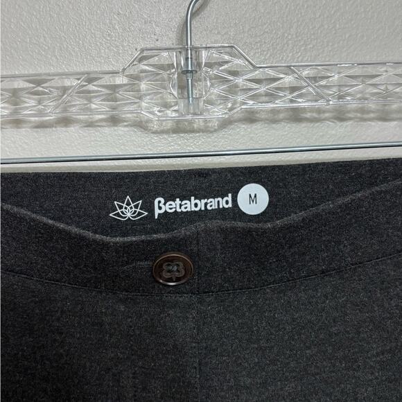 Betabrand Classic Skinny Dress Yoga Pants in Dark Heather Gray - Size M - Picture 4 of 5